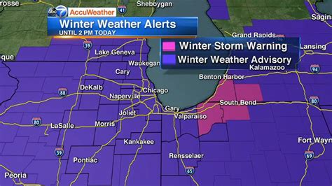 Winter Weather Advisory until 7 a.m. Friday morning for Chicago area